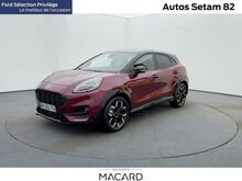 Photo 3 de l'offre de Ford Puma 1.0 Flexifuel 125ch S&S mHEV ST-Line X Vivid Ruby Edition à 25 480 € chez SudOuest Occasions